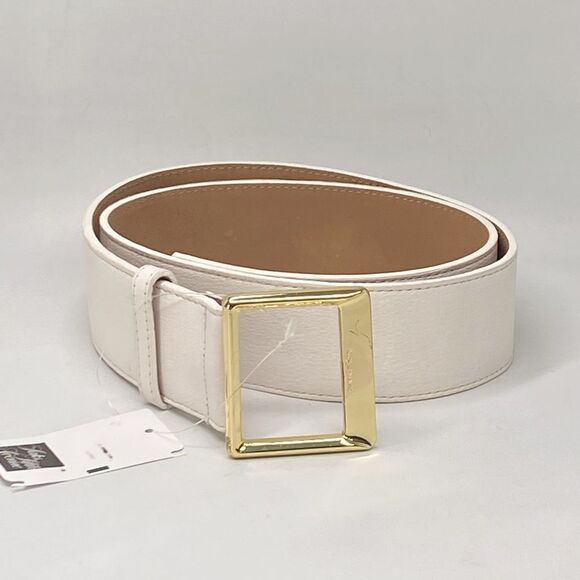 Sergio Hudson Square Buckle Wide Leather Belt size 12 main image 10